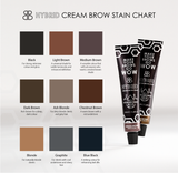 Hybrid CREAM Brow Stain Color Chart | LashLift Store