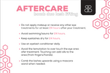 Client Aftercare Cards