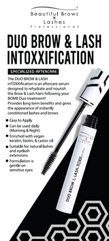 DUO Brow & Lash inTOXXification Flyer | LashLift Store