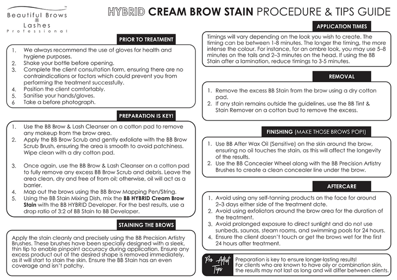 Hybrid Cream Stain Procedure Card