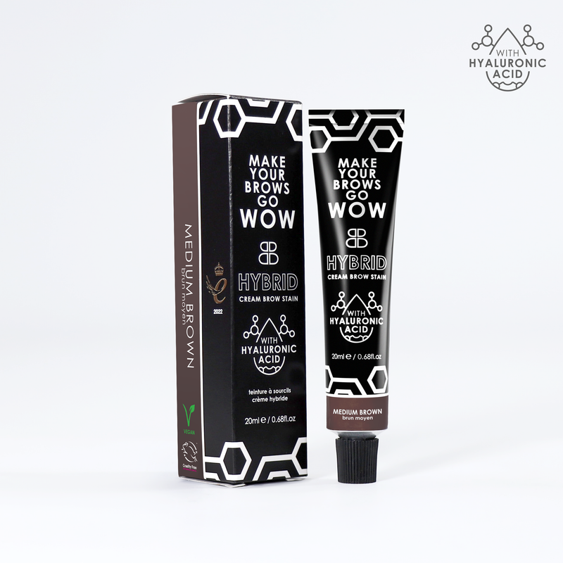Hybrid CREAM Brow Stain - Medium Brown | LashLift Store