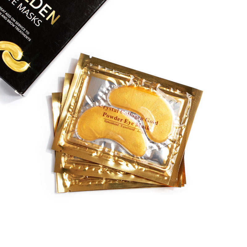 24K Gold Collagen Eye Mask (12 pack) | Lash Lift Store - Distribution and Education.
